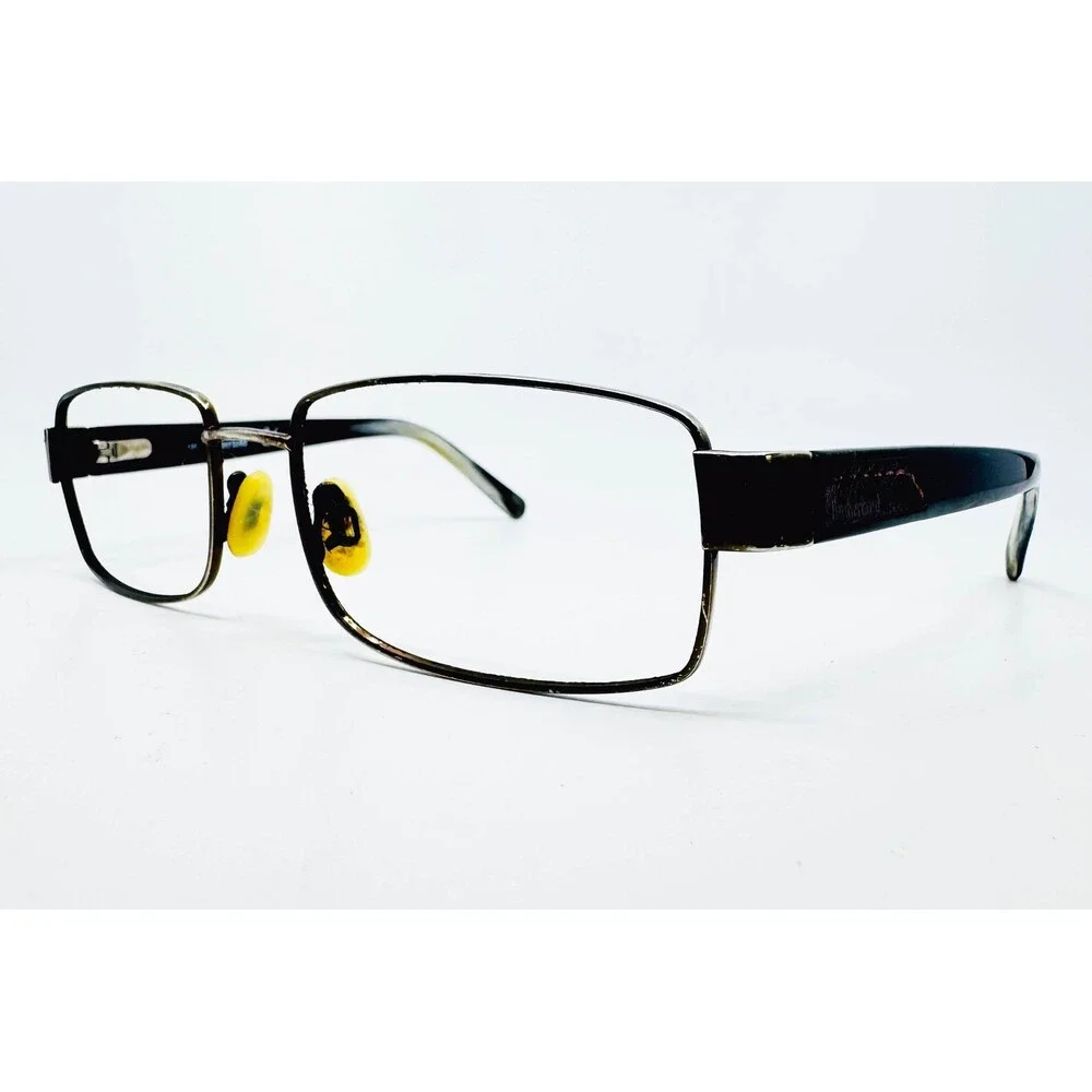Timberland Eyeglasses Mens Black Rectangle TB1236 55-18-135